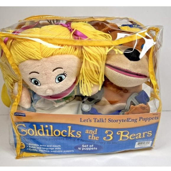 Lakeshore Goldilocks and the 3 bears puppets - Picture 2 of 9